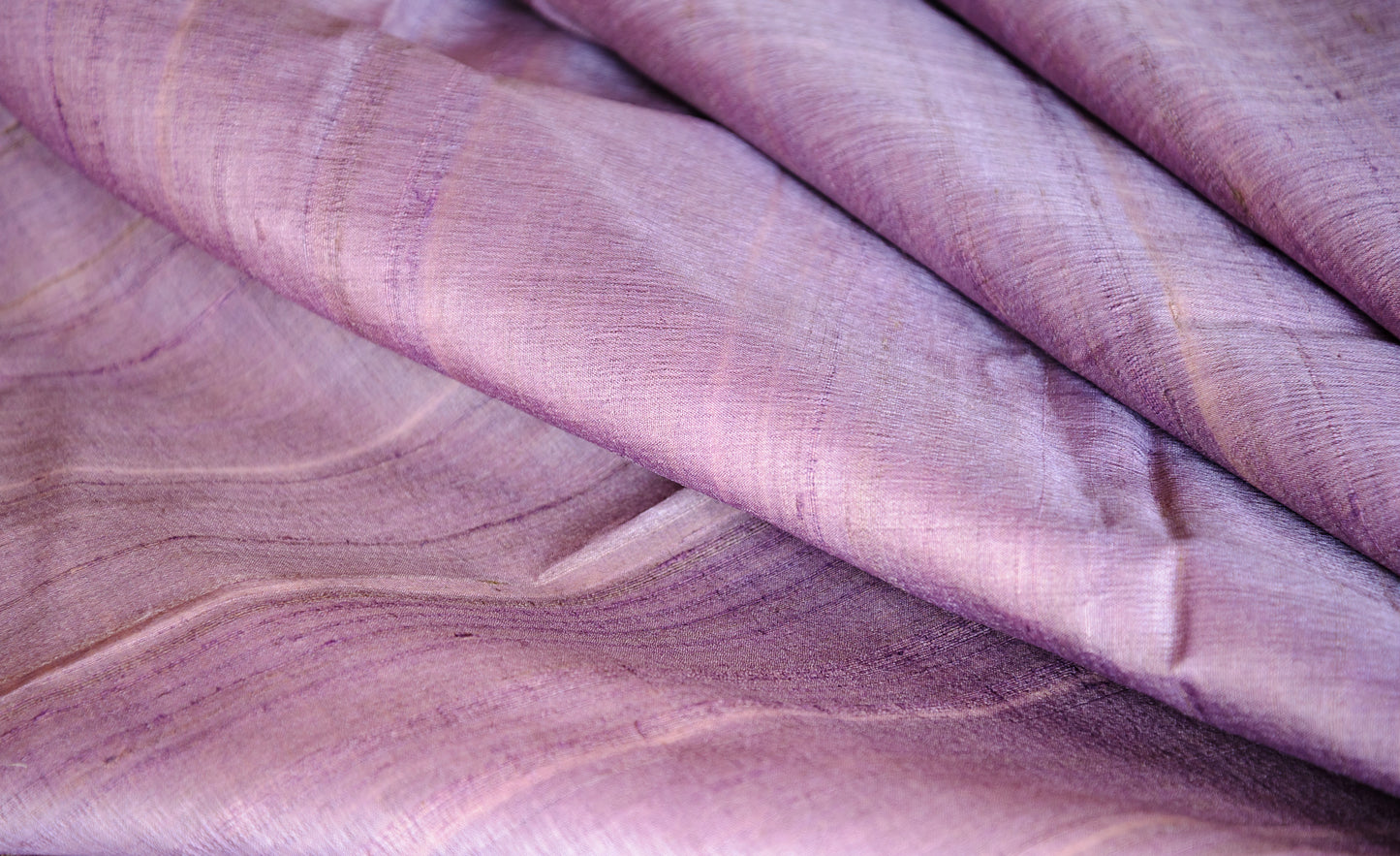 BLACK PLUM (PURPLE) TUSSAR SILK